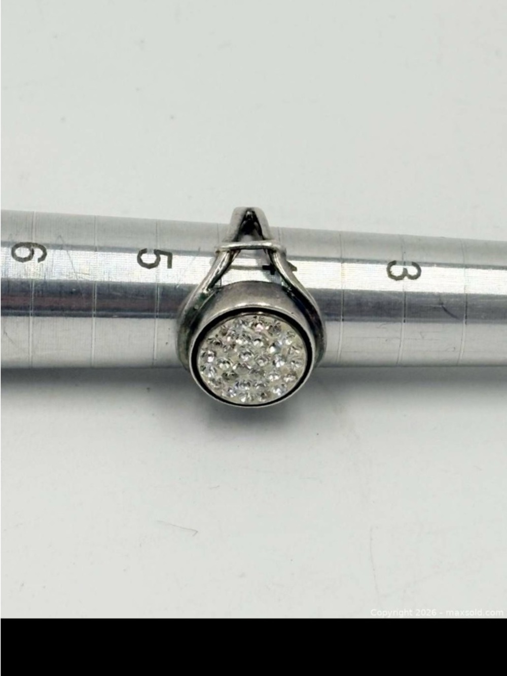 Vintage Kameleon 925 Silver and Crystal Ring